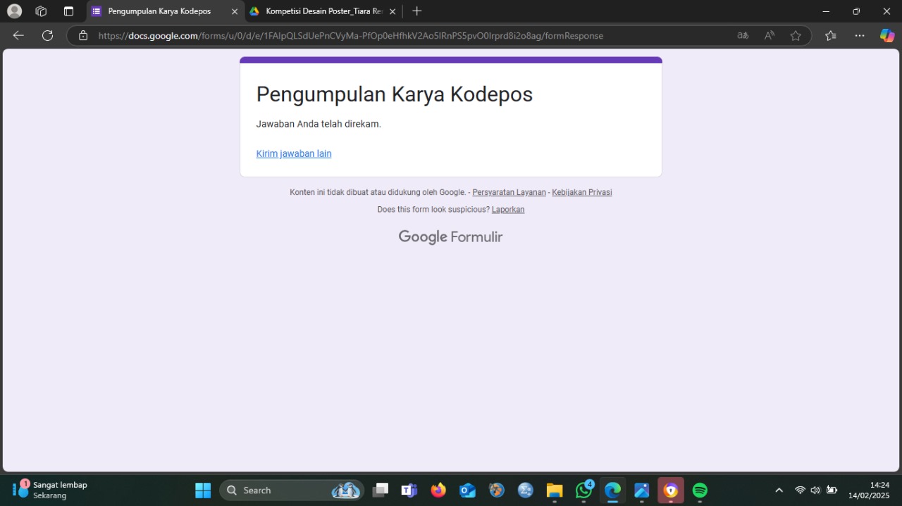 Dokumentasi Pengumpulan Karya 2